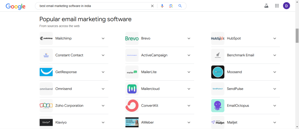 email mktg
